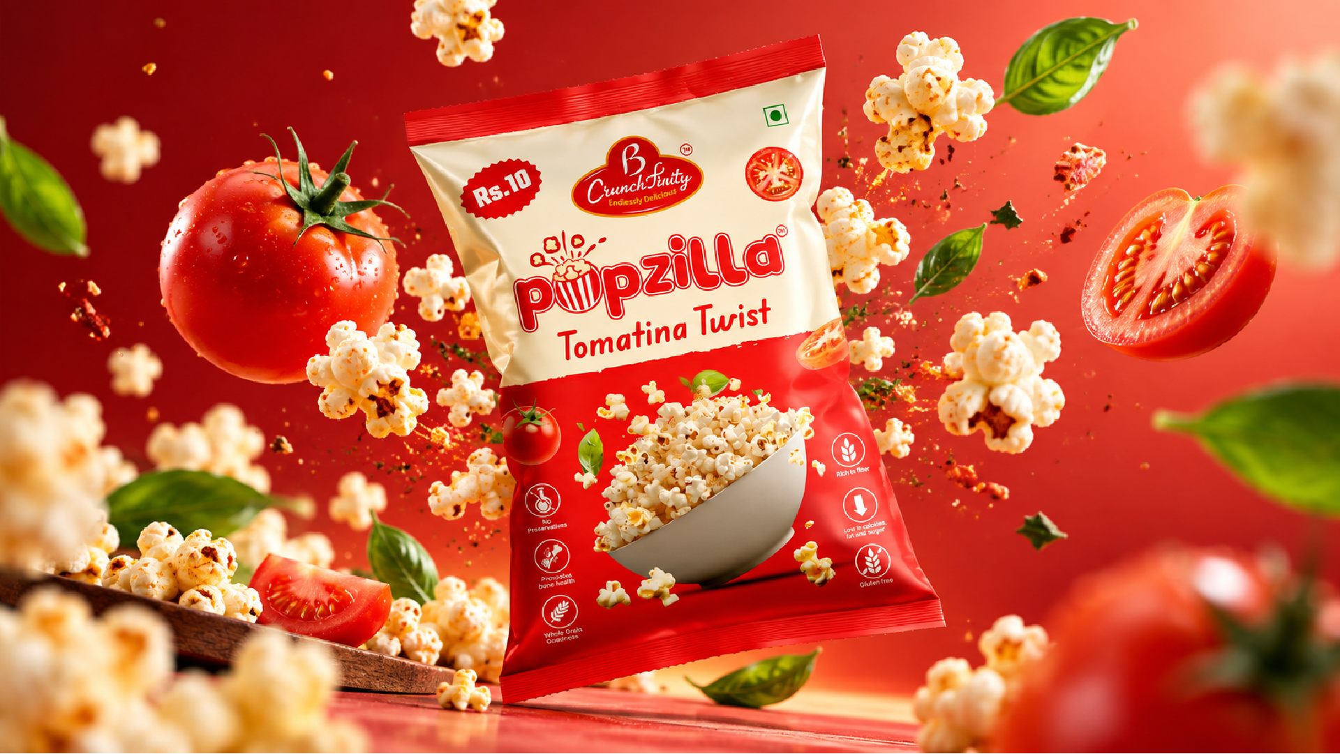Popzilla — Popcorn  Branding presentation 1