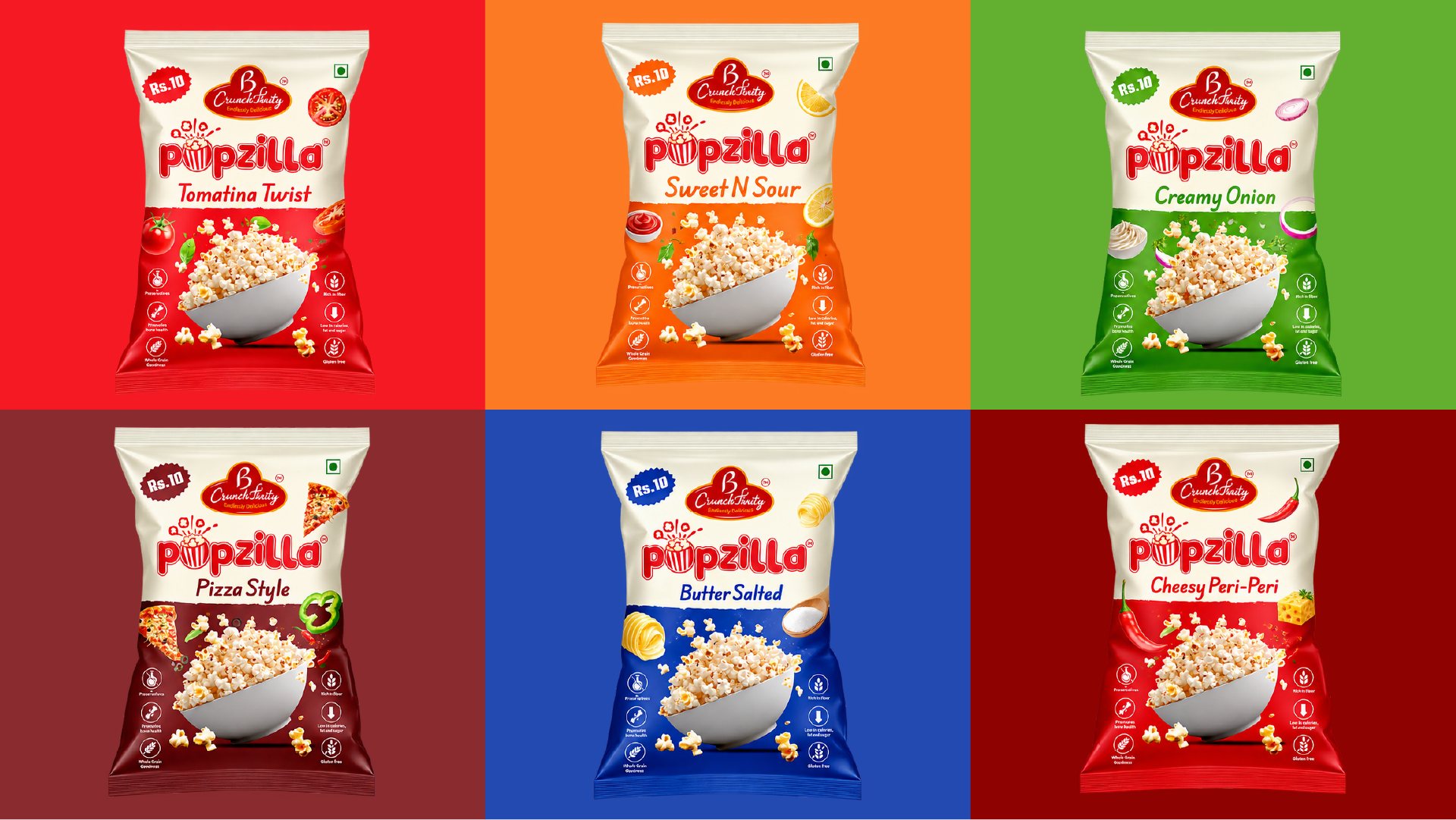 Popzilla — Popcorn  Branding presentation 4