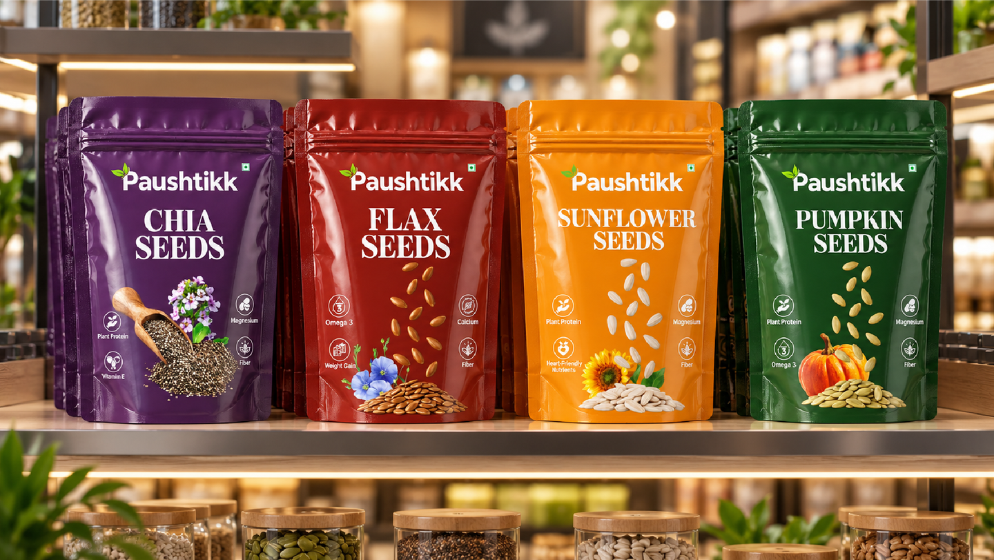 Nubloom — Makhana Range Packaging presentation 5